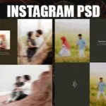 PSD Instagram Post Template Free Download | Editable & Stylish