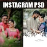 Post Wedding PSD Free Download | Instagram Editable Template