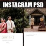 Download Post Wedding Instagram PSD Free | Stylish Design