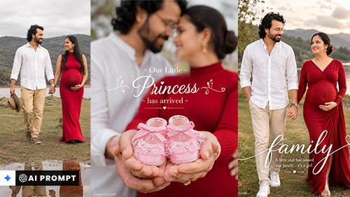 6 Pregnancy Photoshoot AI Prompt Ideas for Beautiful Maternity Pictures