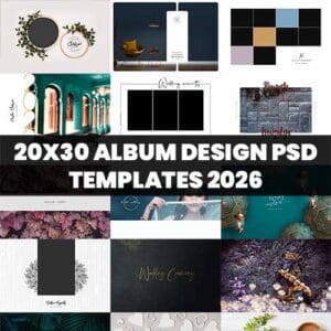 New 20×30 Karizma Album Design PSD 2026
