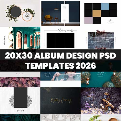New 20x30 Karizma Album Design PSD 2026