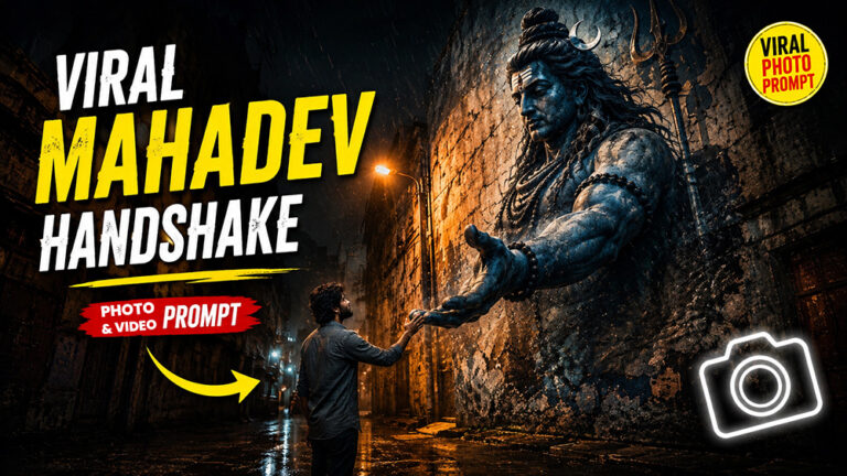 Lord Shiva Holding Hand AI Prompts Mahadev Trending Photo & Video Editing