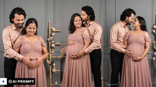AI Maternity Photography Prompts Create Studio-Quality Pregnancy Photos