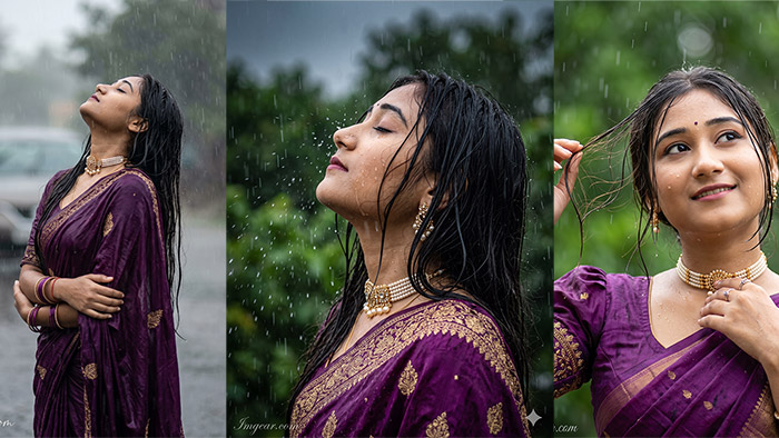ChatGPT AI Photo Editing Rainy Season Rain Girl Aesthetic