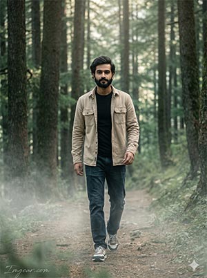 Cinematic Forest Photo Editing