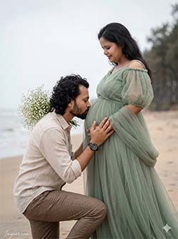 Gemini AI Maternity Photo Editing Prompt Pack for Couples Free