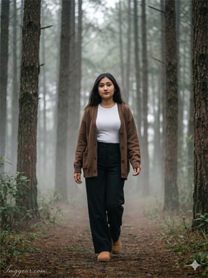 Misty Woods AI Image Generator