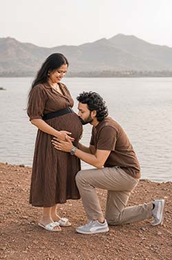 Realistic pregnancy AI photos,