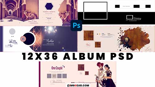 Premium 12X36 Album PSD Free Download Pack
