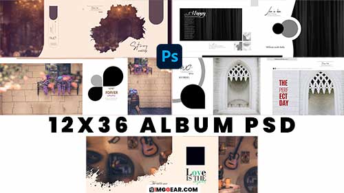 Creative Album 12X36 PSD Designs For Photo Studios