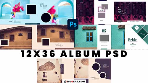 Royal Wedding 12X36 Album Design PSD Free