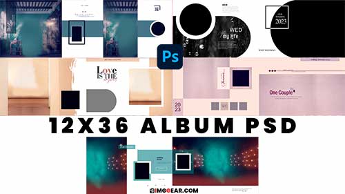 Best Album 12X36 PSD Templates For Wedding Albums
