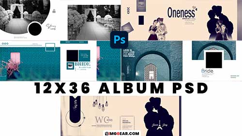 Best 12X36 Album Design PSD For Photoshop Editing