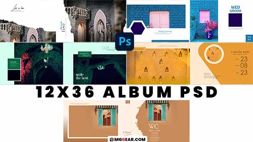 Creative Album 12X36 PSD Files Download