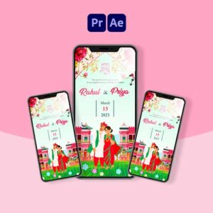 Ultimate Wedding Invitation Templates Premiere Pro + After Effects
