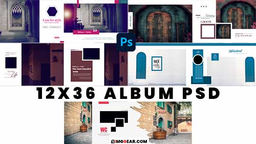 New 12X36 Album Design PSD Free Download