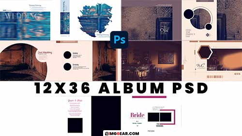 New Album 12X36 PSD Designs For Photo Album Creation