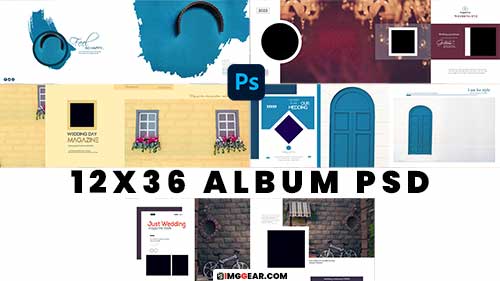 Modern 12X36 PSD Album Designs Free Download