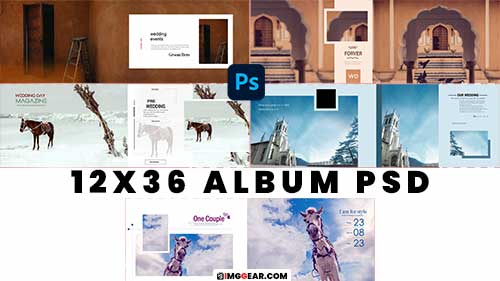 HD Quality 12X36 Album PSD Files Download