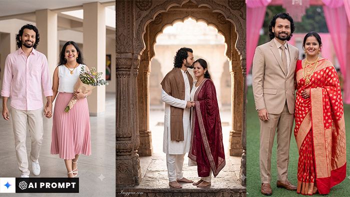 10 Stunning Indian Couple Gemini AI Photo Prompts