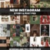 200+ Instagram Post & Story PSD Templates + Text (2026)