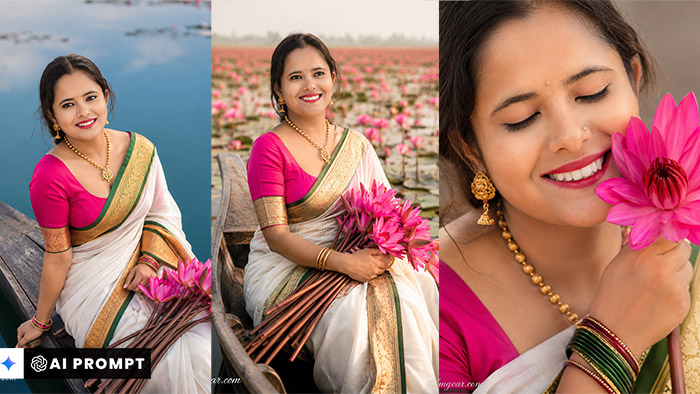 5 Best ChatGPT Photo Editing Prompts For Girl In Saree