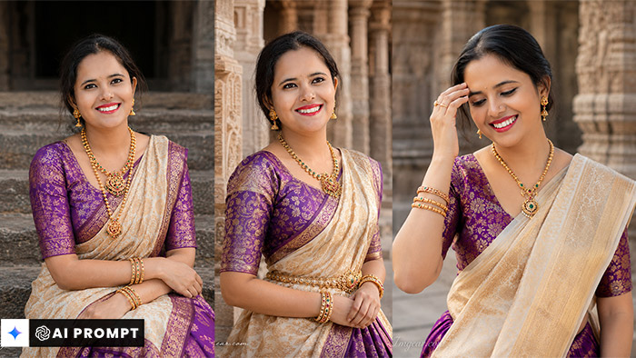 5 Best South Indian look prompt ChatGPT