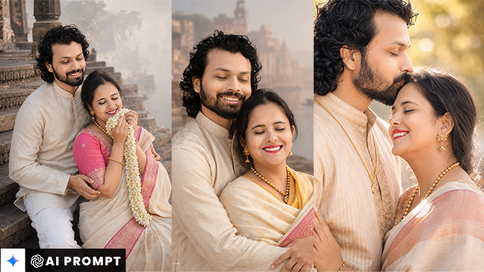 6 Best Prompt Seen Couple Hug AI Photo Editing Prompts