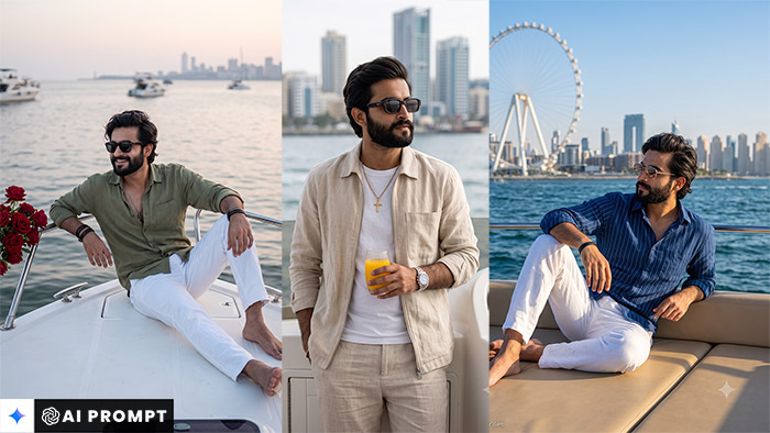 9 Stunning Gemini Luxury Yacht AI Photo Prompt For Boys