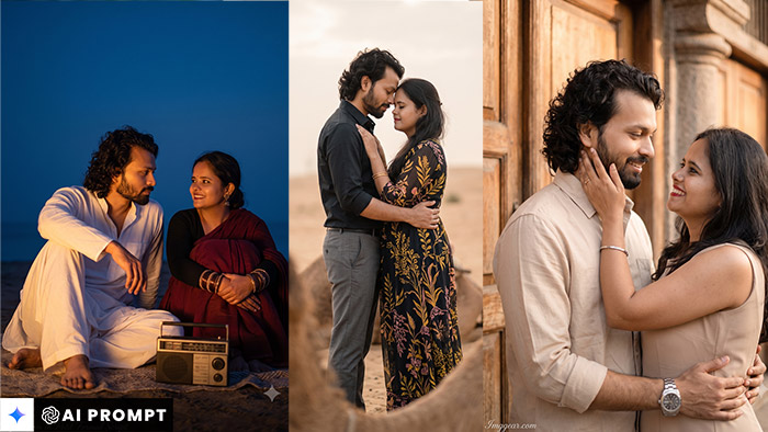 9 Viral Indian Couple AI Photo Editing Prompt for ChatGPT