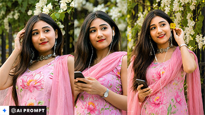 Best Prompt For Traditional Look For Girl ChatGPT