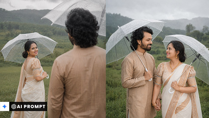Gemini AI Photo Prompt Copy Paste for Romantic Couple AI Prompts