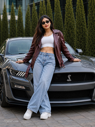 Gemini Girl Supercar AI Photo Prompt