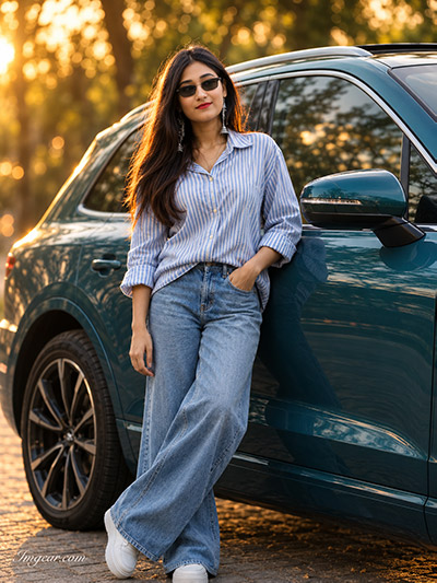 Gemini Girl Supercar AI Photo Prompt