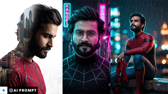 Gemini Spider-Man Brand New Day Photo Prompts Gemini AI & ChatGPT