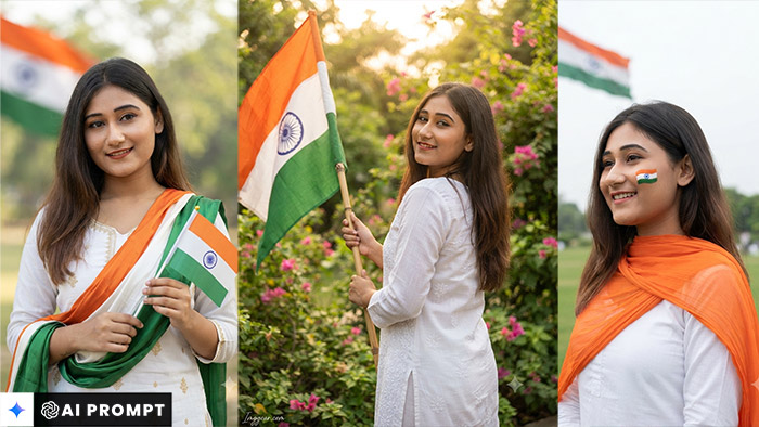 Independence Day AI Prompts 2026 Red Fort, Indian Flag & Army Style