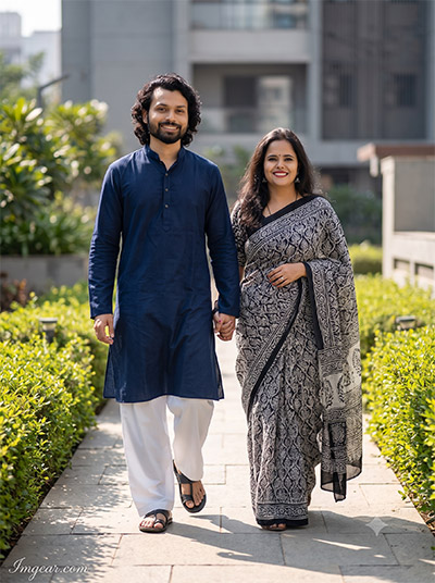 Indian Couple Gemini AI Photo Prompts