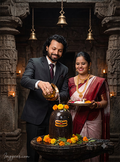 Mahadev Shivling AI Photo Editing Prompts