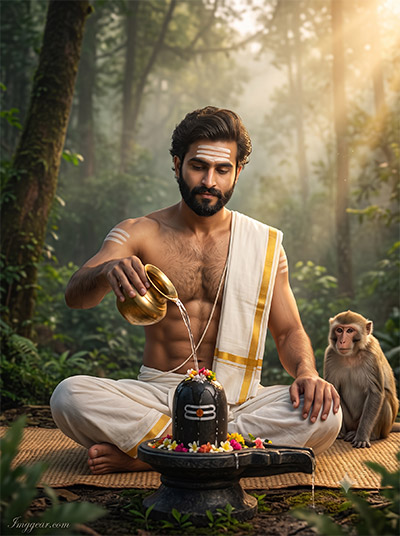 Mahadev Shivling AI Photo Editing Prompts