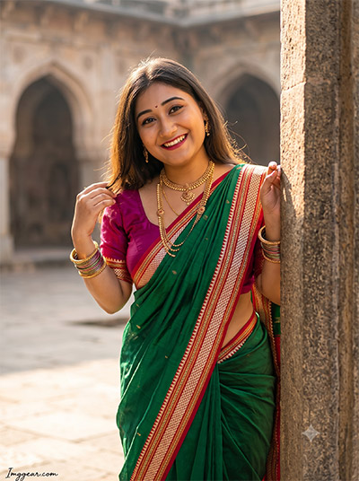 Prompt Seen Girl Saree
