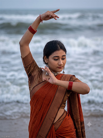Prompt Seen Girl Saree
