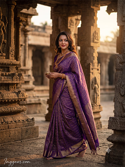 South Indian girl AI photo prompt