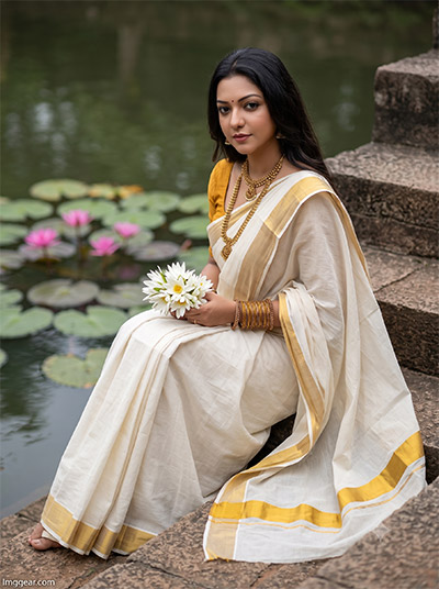 South Indian girl AI photo prompt