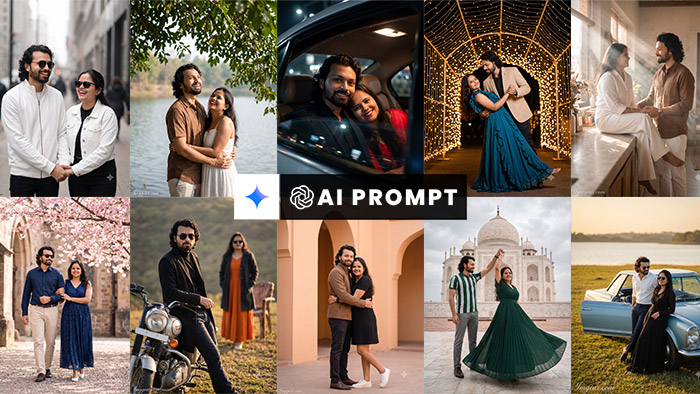 20+ Stunning Gemini Romantic Couple AI Photo Prompts 2026