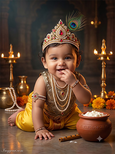Baby Krishna Prompt