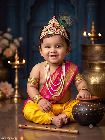 Baby Krishna Prompt
