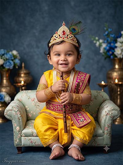 Baby Krishna Prompt