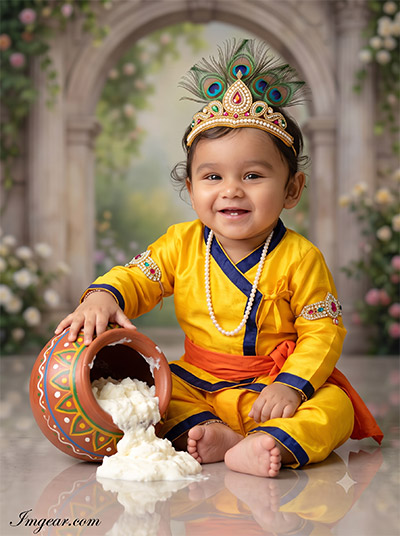 Baby Krishna Prompt
