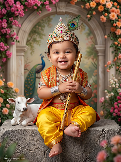 Baby Krishna Prompt